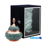 Detail view of Faraz Honar Gift Set Copper Beautiful Design finish and material