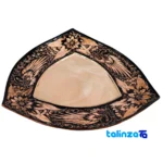 Diamond Cut Copper Bowl and Plate Set 23x23x13 cm finish material detail view)