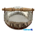 Pinteresti Copper Fruit Bowl 30 x finish and material detail view)