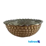 Detail view of Copper Bowl Dune Barooni Model finish and material