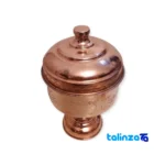Copper Candy Dish Decorative Design and engravings finish material detail view)