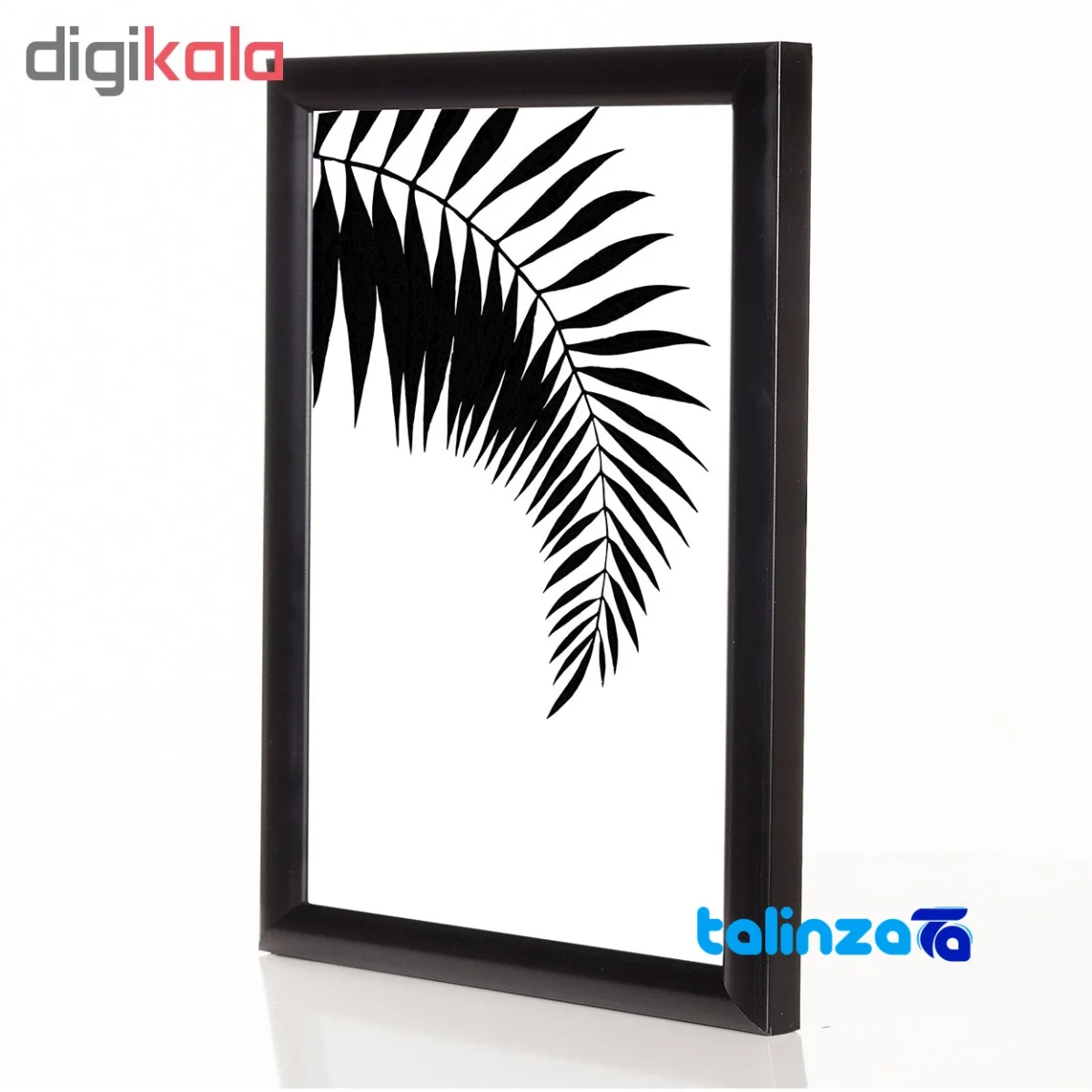 Detail view of SHAWB Wall Art Set - Stylish Black Framed Decor threads close-up and texture