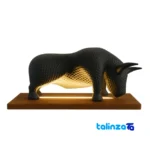 Detail view of Animalia Cow Figurine Modern Design Animal finish and material