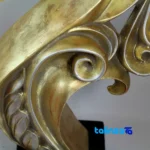 Horse Statue Animal Figurine Unique Decor finish and material detail view)