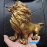 China Bronze Lion Statues Set - Unique Design finish and material detail view)