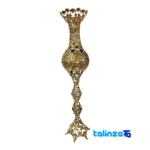 Brass Decorative Planter Model H-1202 finish and material detail view)