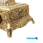Brass Square Phone Model H-1191 Decorative 23x23x20 cm - Detail view showing finish and material
