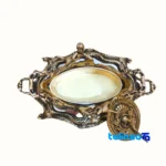 Bronze Candy Dish A135 Elegant Design 41x25x18 cm - Detail view showing threads close-up and texture