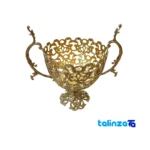 Detail view of Bronze Fruit Bowl A118 Stylish Design finish and material