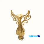 Brass Planter P107 Stylish Design 18x7x28 cm - Detail view showing finish and material