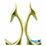 Brass Deer Figurine Set - Elegant Home Decor finish and material detail view)