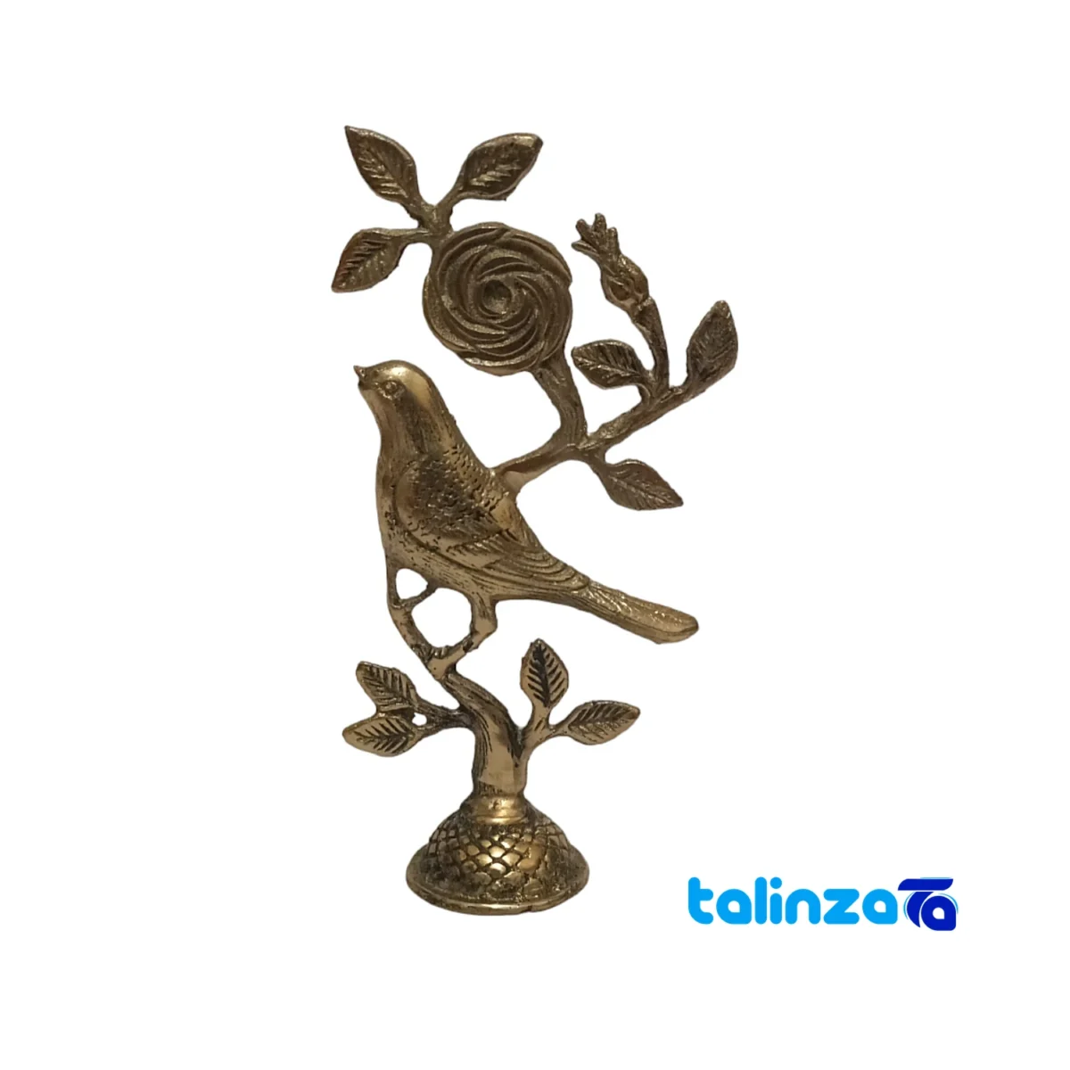 Brass Sparrow Figurine H-1132 Decorative 22x5x20 cm finish and material detail view)