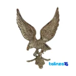 Eagle Brass Statue Model H-1319 - Detail view showing threads close-up and texture