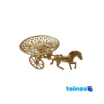 Bronze Carriage Candy Dish Elegant Design finish and material detail view)