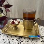 Traditional Brass Tea Set Model 16 - 3 Piece Collection packaging security (Seal view)