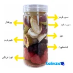 Shimana Mixed Puff Dried Fruit None finish and material detail view)