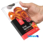 Zarnegaraan Dried Nectarine Organic Snack - Detail view showing finish and material