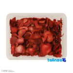 Detail view of Akbar Rastgoo Dried Strawberries Organic finish and material