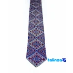 MA03 Handmade Men's Tie Unique Design - Detail view showing finish and material