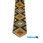 Handmade MA010 Men's Tie Unique Craftsmanship Sistan and Baluchestan - Detail view showing threads close-up texture