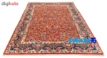Cypress Handmade Rug Red Luxurious Design 306 x material and craftsmanship (Weave close-up)