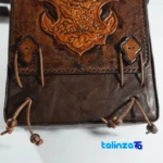 Handmade Women's Crossbody Bag Rose Design finish and material detail view)