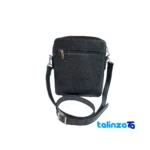 Detail view of J Leather Messenger Bag Yashar East Azerbaijan finish and material