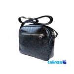 Detail view of Aisa Handmade Women's Handbag finish and material