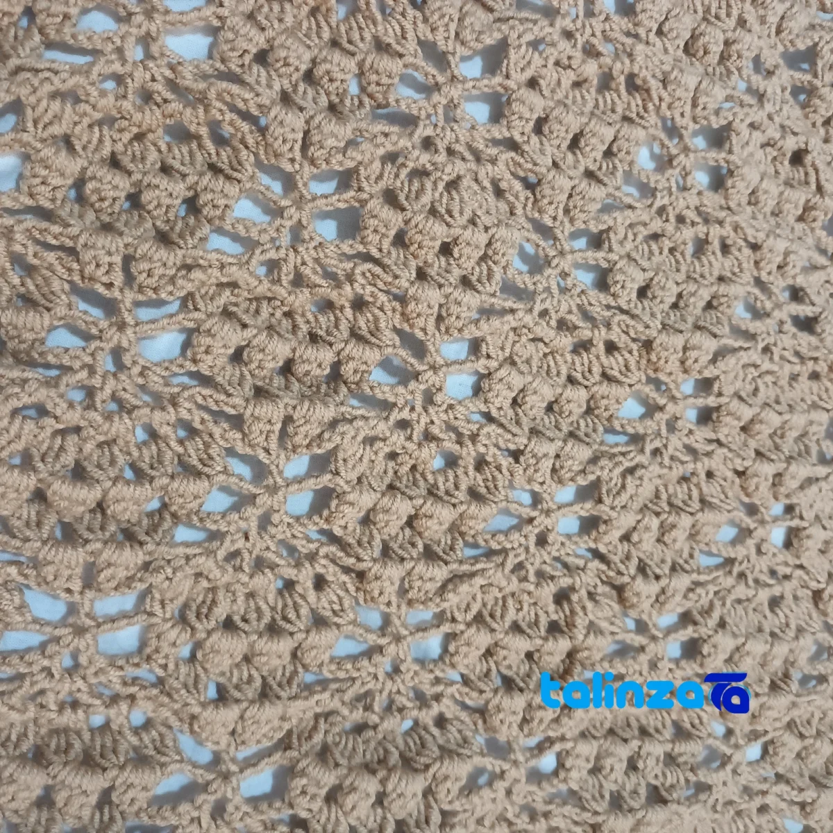Handmade Scarf Women Grape Design packaging security (Seal view)