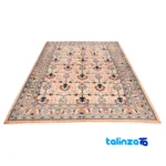 C Persia Handwoven Rug Elegant Design - Corner detail showing binding and edges