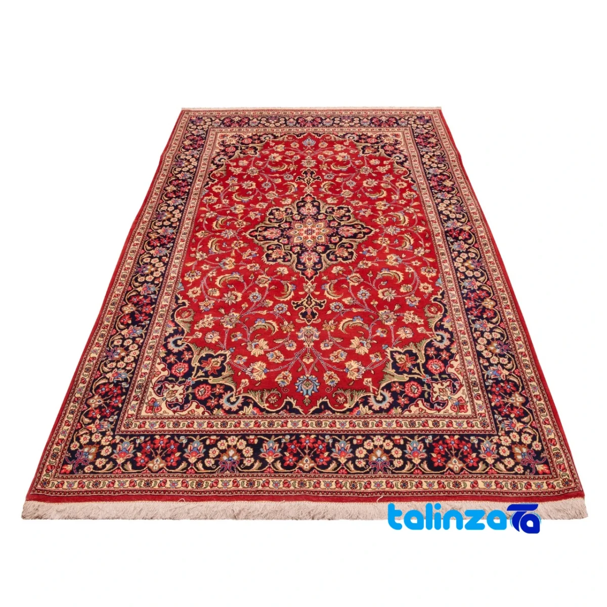 C Persia Handwoven Rug Luxurious Design border and finishing (Edge view)