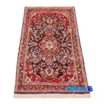 C Persia Handwoven Rug Unique Design - Edge view showing border and finishing