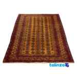 Handwoven Persian Rug Model Baluch binding and edges (Corner detail)