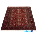 Edge view of Handcrafted Baluch Rug Model 19.34.2793 border and finishing
