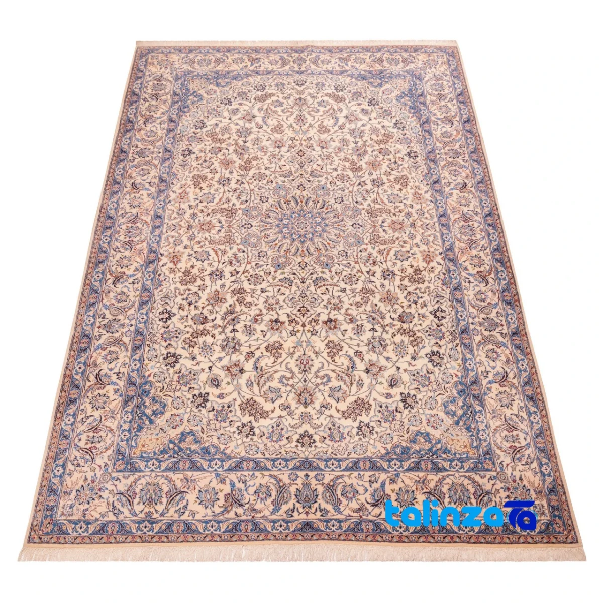 C Persia Handwoven Rug Unique Design border and finishing (Edge view)