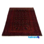 Handwoven Persian Rug Model Baluch - Corner detail showing binding and edges