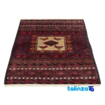 Handwoven Persian Carpet Model Baluch - Edge view showing border and finishing