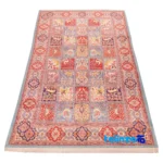 C Persia Handwoven Carpet - Colorful Design border and finishing (Edge view)