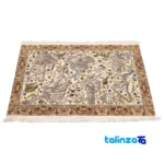 Cypress Persian Handwoven Rug Stunning Design border and finishing (Edge view)