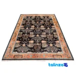 C Persia Handwoven Rug Elegant Design - Corner detail showing binding and edges