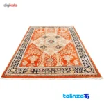 Handwoven Persian Carpet 11m2 Traditional Design border and finishing (Edge view)