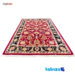 Handwoven Persian Carpet 9 Square Meters Red border and finishing (Edge view)
