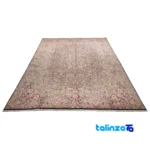 Edge view of C Persia Handwoven Rug Stunning Design border and finishing