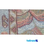 Sultanabad Handmade Carpet Green Floral Design - Edge view showing border and finishing