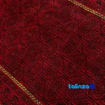 Edge view of Traditional Handwoven Persian Rug Model Baloch border and finishing