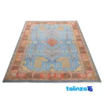 C Persia Handwoven Rug Elegant Design - Corner detail showing binding and edges
