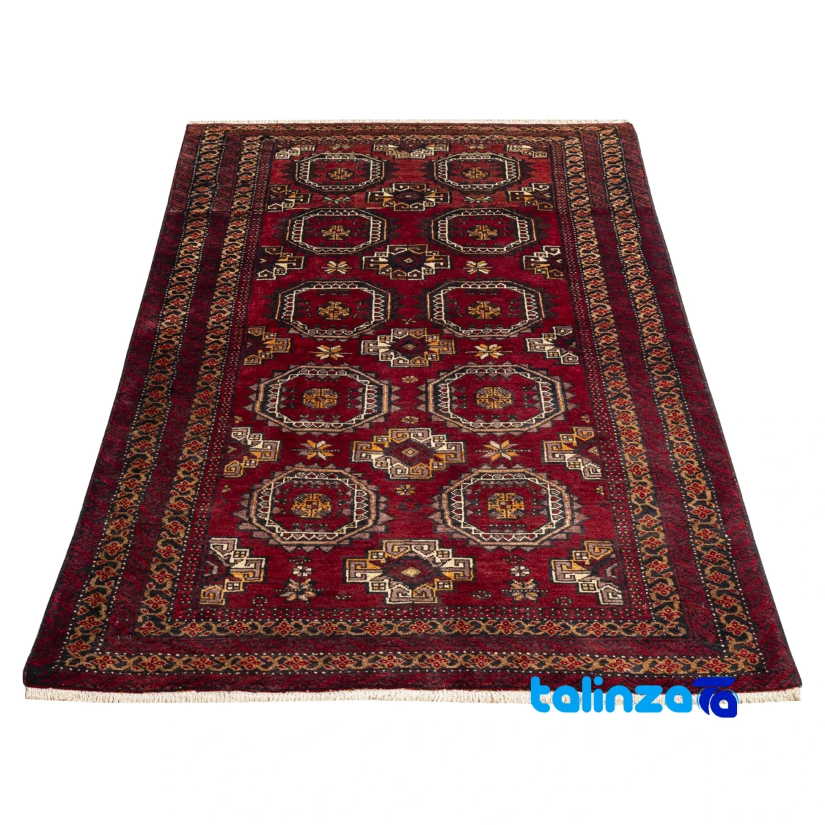Baloch Handwoven Rug Model 20.72.1014 border and finishing (Edge view)
