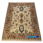 C Persia Handwoven Rug Elegant Design binding and edges (Corner detail)
