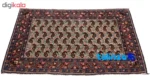 Persia Handwoven Vintage Rug Set - Cream Design - Corner detail showing binding and edges