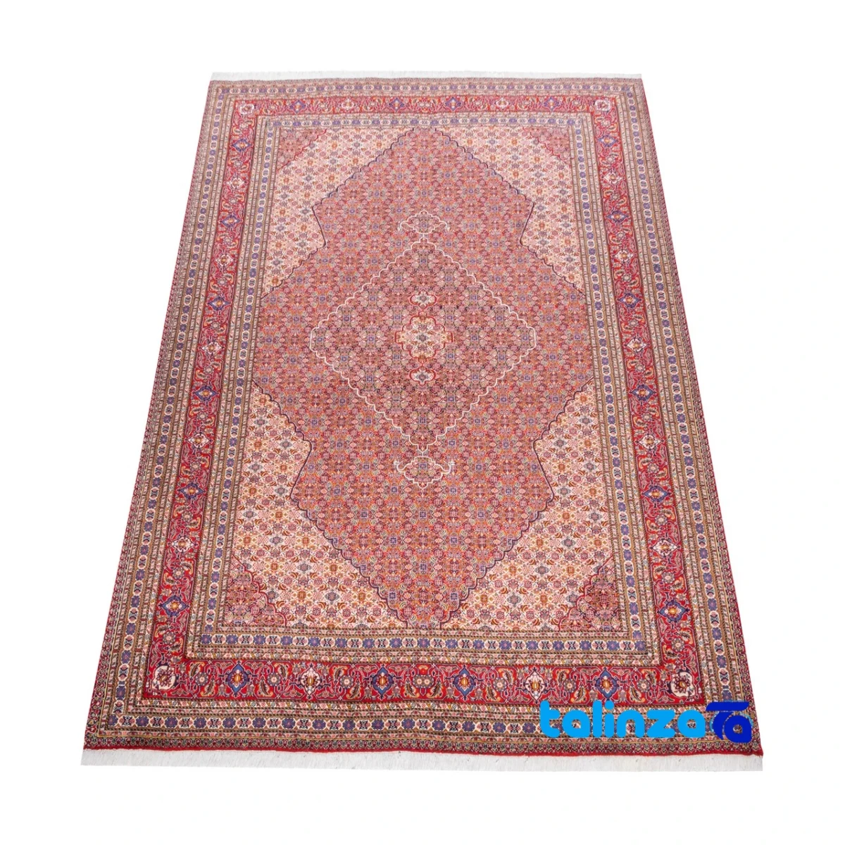 C Persia Handwoven Rug Unique Design border and finishing (Edge view)